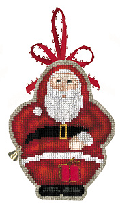 Набор для вышивания елочной игрушки "PERE NOËL" (Дед мороз)