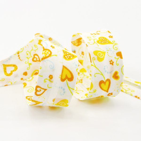 Косая бейка с рисунком SAFISA арт. 6518, 20 мм, 20 м, цвет 04. Арт 6518-20мм-04