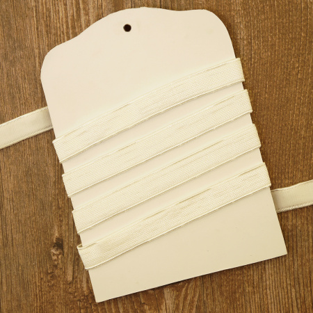 Резинка бретелечная, 12 мм, цвет белый. Арт V50/12/0001