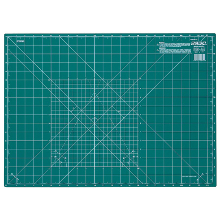 Мат раскройный двусторонний, толщина 2 мм, 60 х 43 см / 23" x 17". Арт CM-A2-RC
