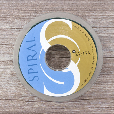 Лента с рисунком клетка SAFISA, 16(18) мм, 25 м, цвет 43, темно-зееный. Арт 469-16мм-43             