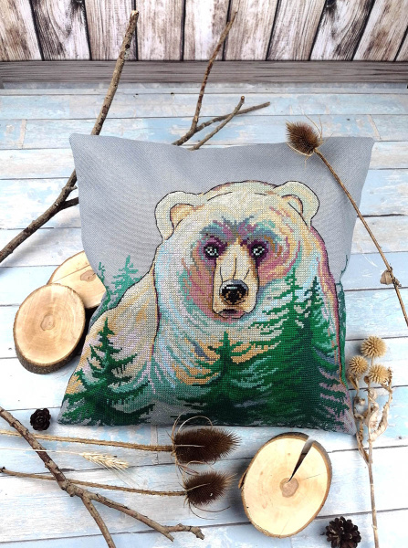Набор для создания наволочки "Хозяин леса". Арт 14.001.35