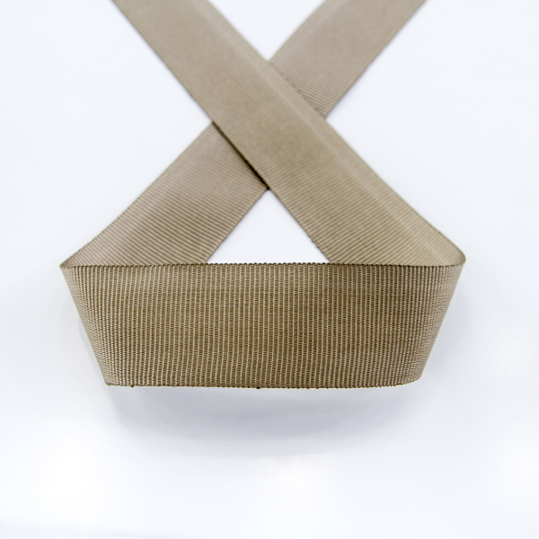 Лента репсовая SAFISA, 25 мм, 25 м, цвет 67, серо-зеленый. Арт 350-25мм-67             