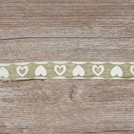 Лента органза с напечатанным рисунком SAFISA, 15 мм, 25 м, цвет 73. Арт 25255-15мм-73           