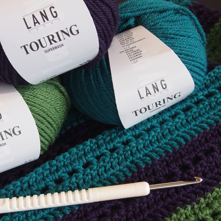 Набор для вязания шарфа Hello Knitty Haekelschal. Арт 932-2