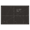 Мат для раскройного ножа, Medium (A3), 3 мм, двусторонний, цвет чёрный/серый, 43x28 см / 17x11". Арт ER4092.GB         