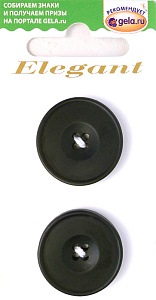 Пуговицы ELEGANT.арт.10606-25-BLACK/2