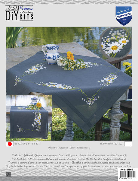 Набор для вышивания дорожки "Маргаритки" . Арт PN-0195334