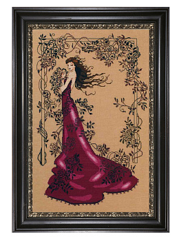 Схема для вышивания MIRABILIA "Загадочная дама". Арт MD152