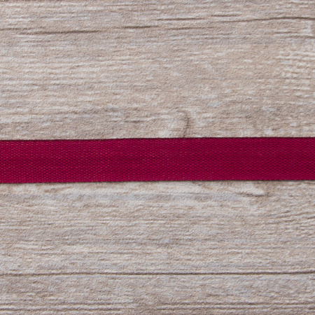 Тесьма киперная хлопковая на блистере SAFISA, 14 мм, 2,5 м , цвет 30, бордо. Арт P00260C-14мм-30         