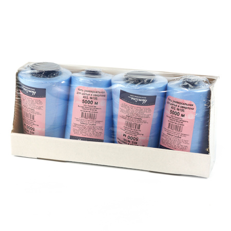 Нить универсальная  Hemline для шитья и оверлока, 5000 м. Арт N4129/SKYBLUE/G002