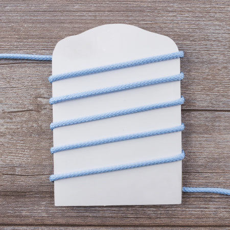 Шнур плетеный SPIRAL ( SAFISA), 4 мм, 25 м, цвет голубой светлый. Арт 25281-4-04