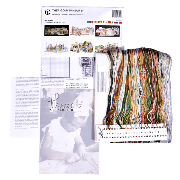 Набор для вышивания "Афины", канва лен 36 ct. Арт 545