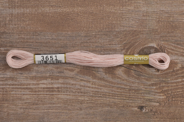 Мулине COSMO однотонный цвет  3651      . Арт 25-6/3651      