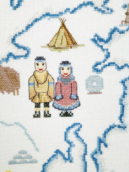 Набор для вышивания "Карта РОССИИ". Арт 11.005.07