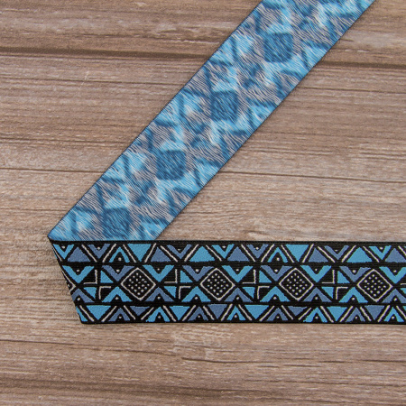 Лента жаккардовая SAFISA, 40 мм, 15 м, цвет 02. Арт 9274-40мм-02