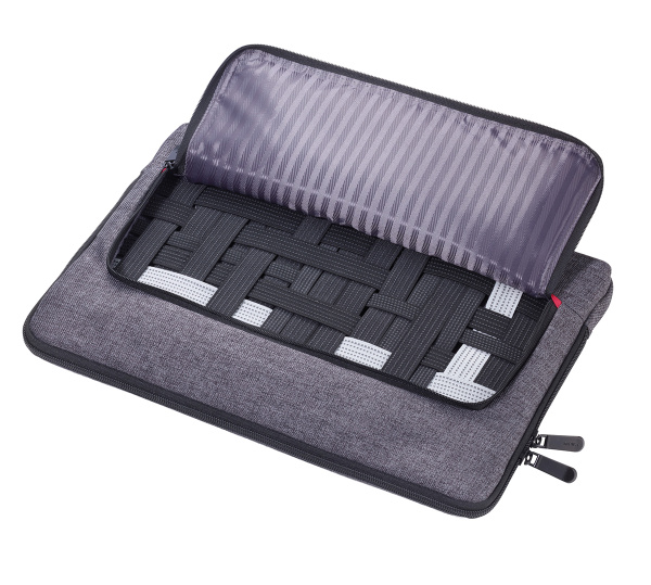 Портфельная сумка на молнии TROIKA для документов, файлов, ноутбука, планшета (до 13 ''). Арт IPC70/GY