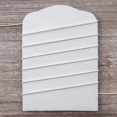 Резинка шляпная SAFISA, 1,5 мм, цвет 02, белый. Арт 4730-1.5мм-02