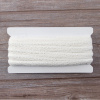 Мерсеризованное хлопковое кружево, 15 мм, белый. Арт 2150/01