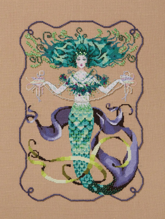 Схема для вышивания MIRABILIA "Мечтательница". Арт MD199