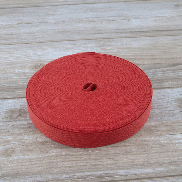 Тесьма ременная (стропа) PEGA красная, 30 мм. Арт 834111530.7568