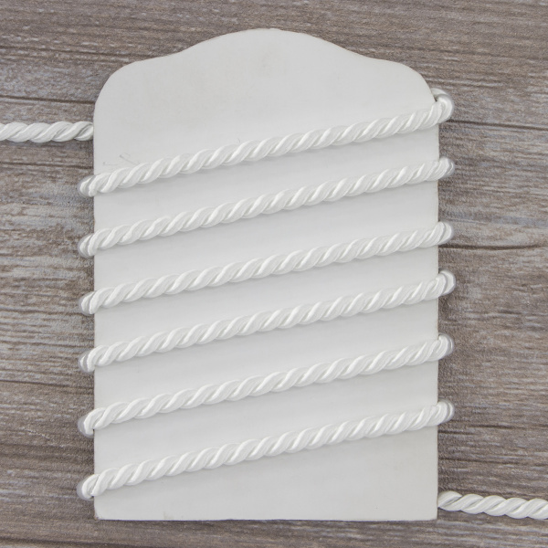 Шнур витой PEGA, белый, 5 мм. Арт 845214450B1101