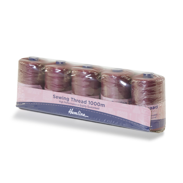 Нить универсальная  Hemline для шитья, 1000 м. Арт N4124.565