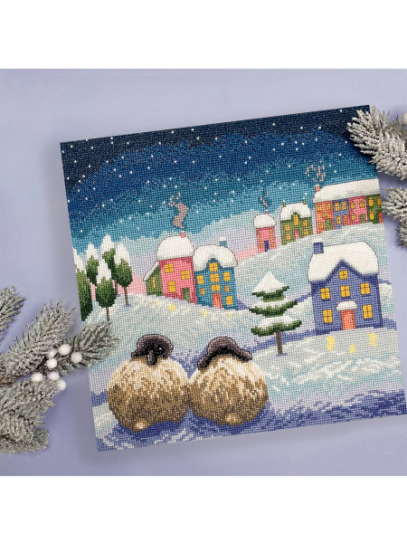 Набор для вышивания "There's Snow Place Like Home". Арт XLP14