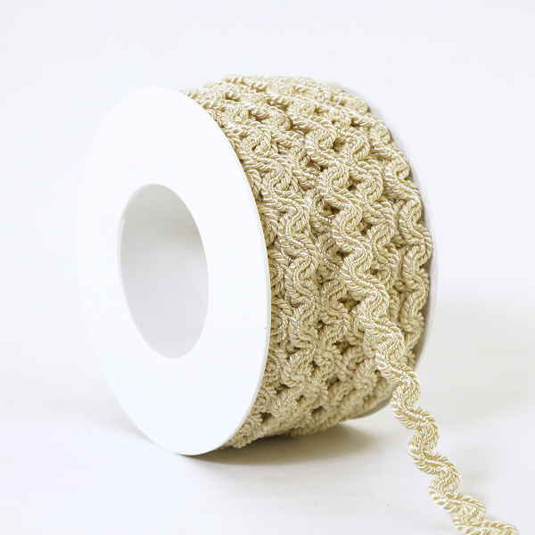 Тесьма PEGA тип интерьерная, цвет молочный, 12 мм. Арт 844113812A1901          