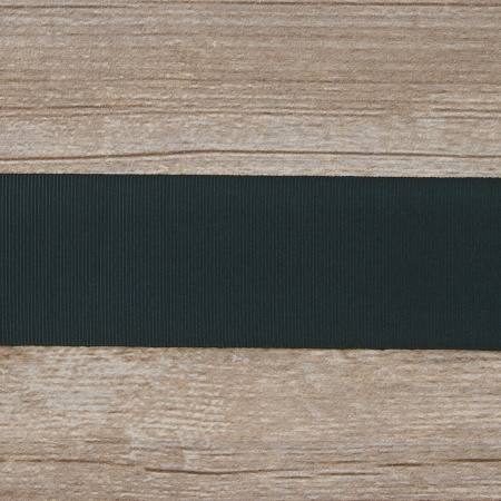 Лента репсовая SAFISA, 50 мм, 25 м, цвет 43 зеленый темный. Арт 350-50мм-43