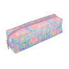 Пенал для ручек "Pencil Case" на молнии, 22 х 7 х 7 см, пвх, радужный рисунок с глиттерами "Чешуйки". Арт 03998/6 