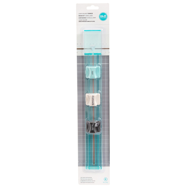 Резак "Laser Square Trimmer" для работы с лазерными линейками, со сменными лезвиями, 3 дизайна. Арт 660509