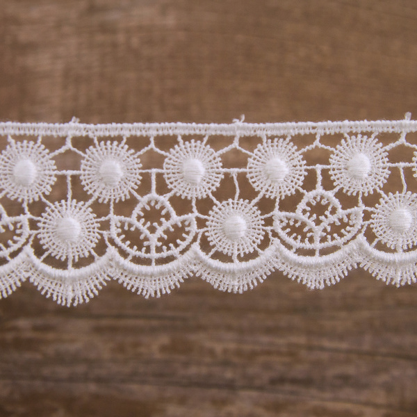 Гипюр, 31 мм, цвет белый. Арт K054/01