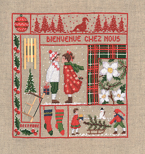 Набор для вышивания "BIENVENUE DECEMBRE" (Добро пожаловать Декабрь)