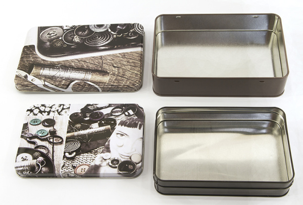 Набор металлических коробочек для мелкой фурнитуры. Арт +PT.V6.1
