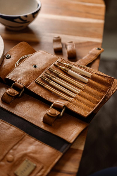 Органайзер для спиц и крючков "Carita D" Whisky. Арт QB-4620/Whisky