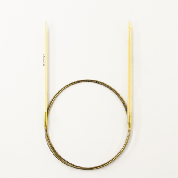 Спицы, круговые, бамбук addiNature BAMBOO №4, 100 см. Арт 555-7/4-100