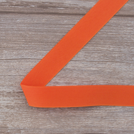 Лента репсовая SAFISA мини-рулон, 25 мм, 2,5 м, цвет 61, алый. Арт P00350W-25мм-61         