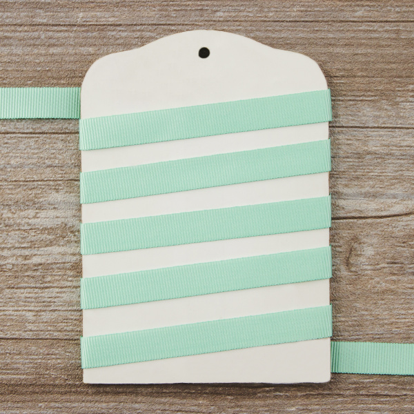 Лента репсовая SAFISA, 10 мм, 25 м, цвет 53 ментоловый. Арт 350-10мм-53