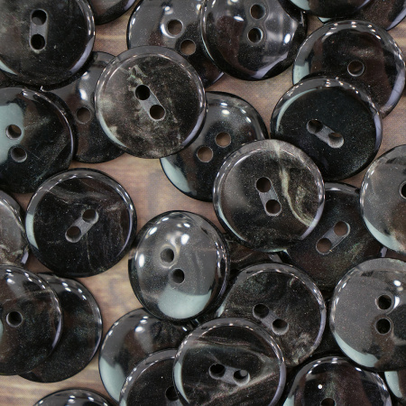 Пуговицы CONCEPT Mother of Pearl, размер 24, полиэстер, цвет COL.5 Deep Sea. Арт 75315-024-COL.5DEEP SEA