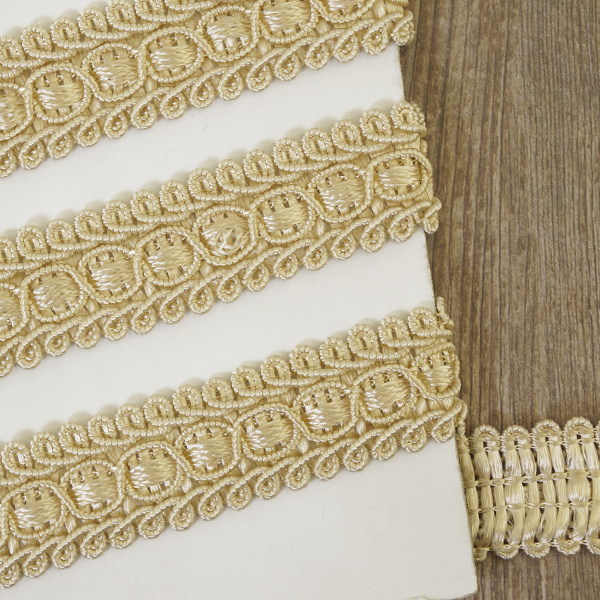 Тесьма PEGA тип интерьерная, цвет бежевый, 23 мм. Арт 844181923A1902          