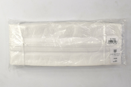 Шитье-вышивка на батисте, прошва, 110 мм, цвет белый. Арт 35568/B