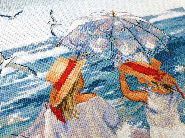 Набор для вышивания "Прогулка у моря". Арт 07.007.13