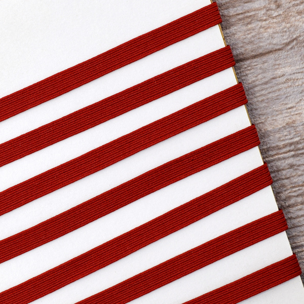 Резинка 6,6 мм, цвет темно-красный. Арт 851113010L8506