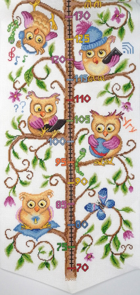 Набор для создания ростомера "Совята" . Арт 14.002.06