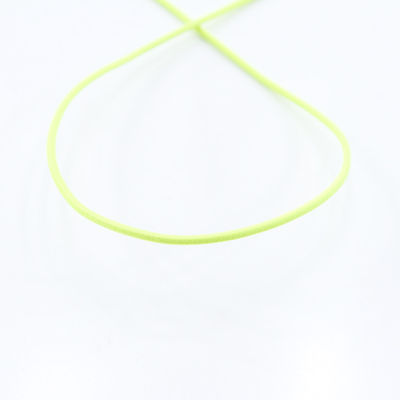 Резинка шляпная SAFISA, 1,5 мм, 25 м, цвет 201 неоновый желтый. Арт 4730-1,5мм-201