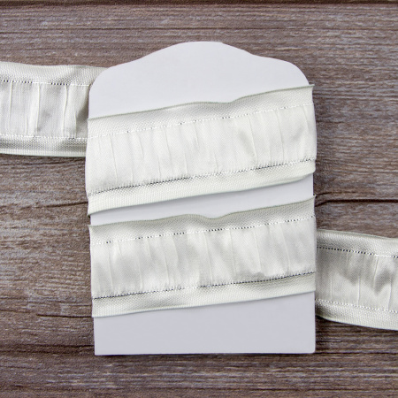 Лента с рисунком SAFISA, 38 мм, 15 м, цвет бежевый. Арт 25164-38                