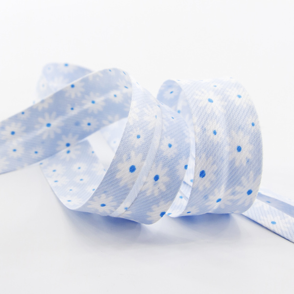 Косая бейка с рисунком SAFISA, арт.6522, 20 мм, 20 м, цвет 04. Арт 6522-20мм-04