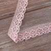 Мерсеризованное хлопковое кружево, 35 мм, цвет розовый. Арт 2222/06