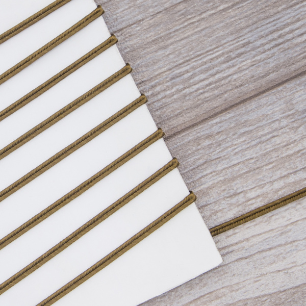 Шнур-сутаж PEGA, коричнево-рыжий, 3 мм. Арт 841113909A7902          